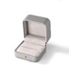 Premium Gray Magnetic Jewelry Gift Boxes – Ring & Earring Set Premium gray magnetic jewelry gift box set with integrated ring and earring display compartments