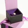 Custom magnetic closure jewelry boxes with foam inserts and logo branding – luxury rigid packaging