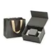 Custom Magnetic Luxury Ring Gift Box with Display Slot – OEM Packaging Luxury magnetic ring gift box with interior foam insert and secure closure for jewelry packaging