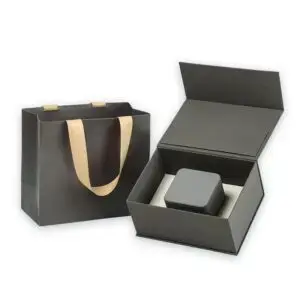 Custom Magnetic Luxury Ring Gift Box with Display Slot – OEM Packaging