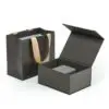 Custom Magnetic Luxury Ring Gift Box with Display Slot – OEM Packaging Luxury magnetic ring gift box with interior foam insert and secure closure for jewelry packaging