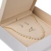 Custom White Magnetic Ring Box - Luxury Jewelry Presentation Packaging White magnetic luxury ring presentation box with custom logo printing and foam insert options