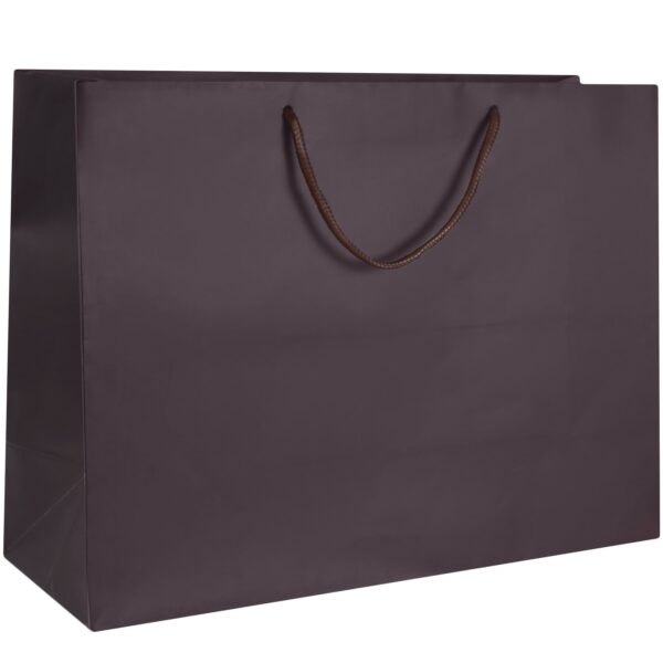 Matte Euro Tote Bag – Custom Vogue Size Jewelry Packaging Matte euro tote bags with custom logo branding for jewelry retailers and boutiques