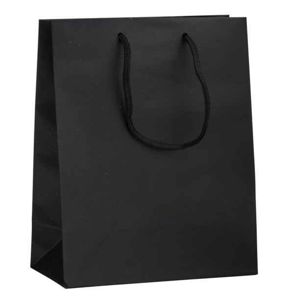 Matte Euro Tote Bag – Compact Jewelry Packaging Pouch, Custom Branded Custom matte finish Euro tote bag, compact size, with full-color logo branding for jewelry packaging and retail