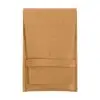 Medium custom microfiber envelope jewelry pouch with padded foam insert, soft velour exterior, branded logo hot stamping