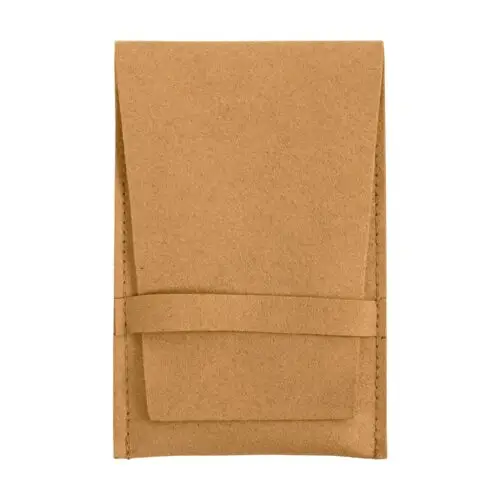 Medium custom microfiber envelope jewelry pouch with padded foam insert, soft velour exterior, branded logo hot stamping