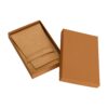 Medium custom microfiber envelope jewelry pouch with padded foam insert, soft velour exterior, branded logo hot stamping