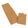 Custom large microfiber envelope jewelry pouch with padded insert in assorted Pantone colors, featuring debossed logo branding
