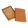 Custom large microfiber envelope jewelry pouch with padded insert in assorted Pantone colors, featuring debossed logo branding
