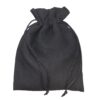 Large custom microfiber jewelry pouch with divider compartments and protective packing insert