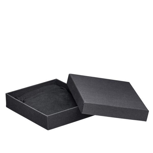 Premium microfiber jewelry pouch with divider and protective insert, small custom wholesale packaging