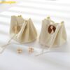 Custom Microfiber Jewelry Pouches – OEM & Private Label Bulk Microfiber jewelry pouches with custom logo embroidery, drawstring closure, and luxury branding