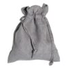Premium microfiber jewelry pouch with divider and protective insert, small custom wholesale packaging