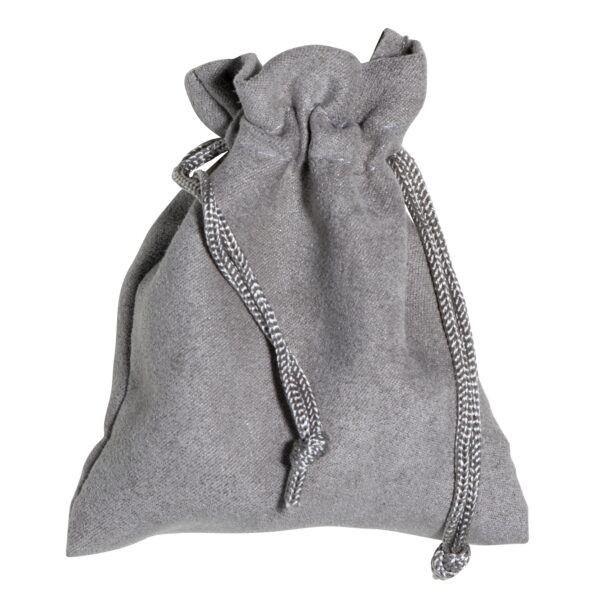 Premium microfiber jewelry pouch with divider and protective insert, small custom wholesale packaging
