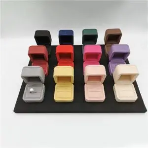 Custom Microfiber Ring Boxes – Premium Bulk Jewelry Packaging