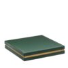 Custom Gold-Accented Cardboard Necklace Box Luxury gold-accented cardboard necklace and pendant box with custom insert, factory-direct jewelry packaging