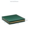 Custom Gold-Accented Cardboard Necklace Box Luxury gold-accented cardboard necklace and pendant box with custom insert, factory-direct jewelry packaging