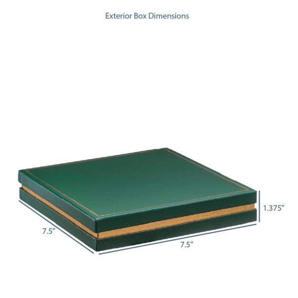 Custom Gold-Accented Cardboard Necklace Box Luxury gold-accented cardboard necklace and pendant box with custom insert, factory-direct jewelry packaging