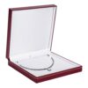 Custom Large Necklace Box – Vintage-Inspired Design, OEM Custom large necklace box with vintage-inspired design, rigid construction, and premium finish for jewelry brand packaging