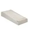 Linea 12-position custom necklace and chain display box in kraft paper with removable insert