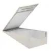 Custom necklace and chain display box with laydown ramp – jewelry packaging for retail and e-commerce