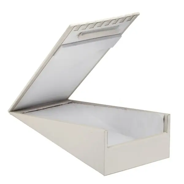 Custom necklace and chain display box with laydown ramp – jewelry packaging for retail and e-commerce