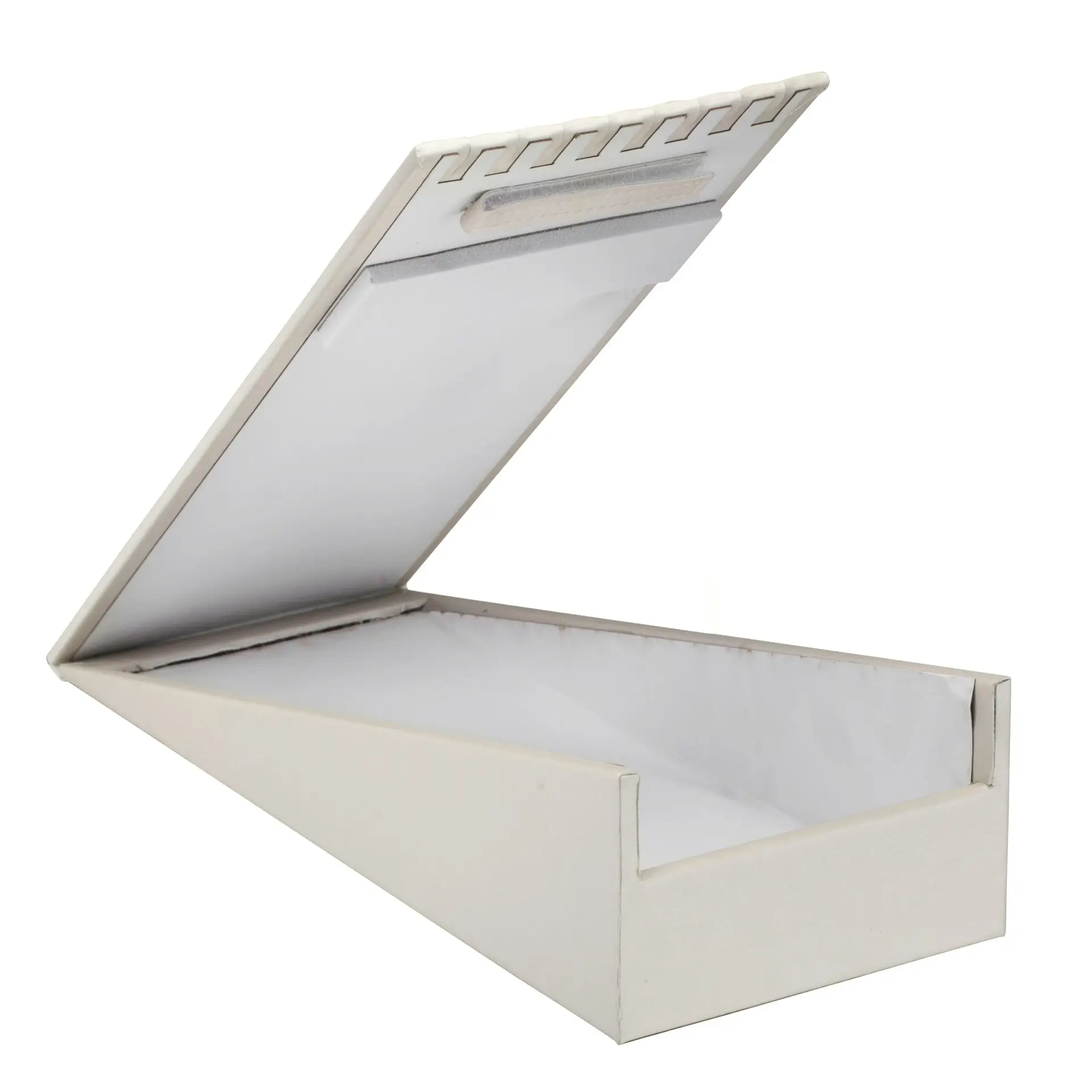 Custom necklace and chain display box with laydown ramp – jewelry packaging for retail and e-commerce