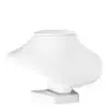 Leatherette necklace bust display stand with 3-inch customizable pendant showcase for retail
