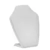 Leatherette Small Necklace Stand Display - Custom Branded for Jewelry Retailers Leatherette necklace stand display with adjustable arms for custom jewelry retail packaging