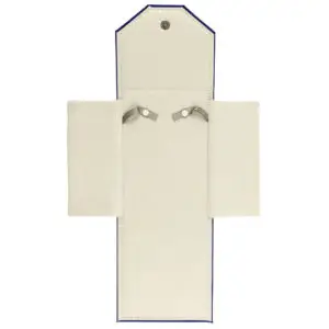 Soft-Touch Pearl Necklace Pendant Box with Foam Insert