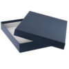 Soft-Touch Pearl Necklace Pendant Box with Foam Insert Soft-touch pearl necklace presentation box with fitted foam insert and custom logo embossing options