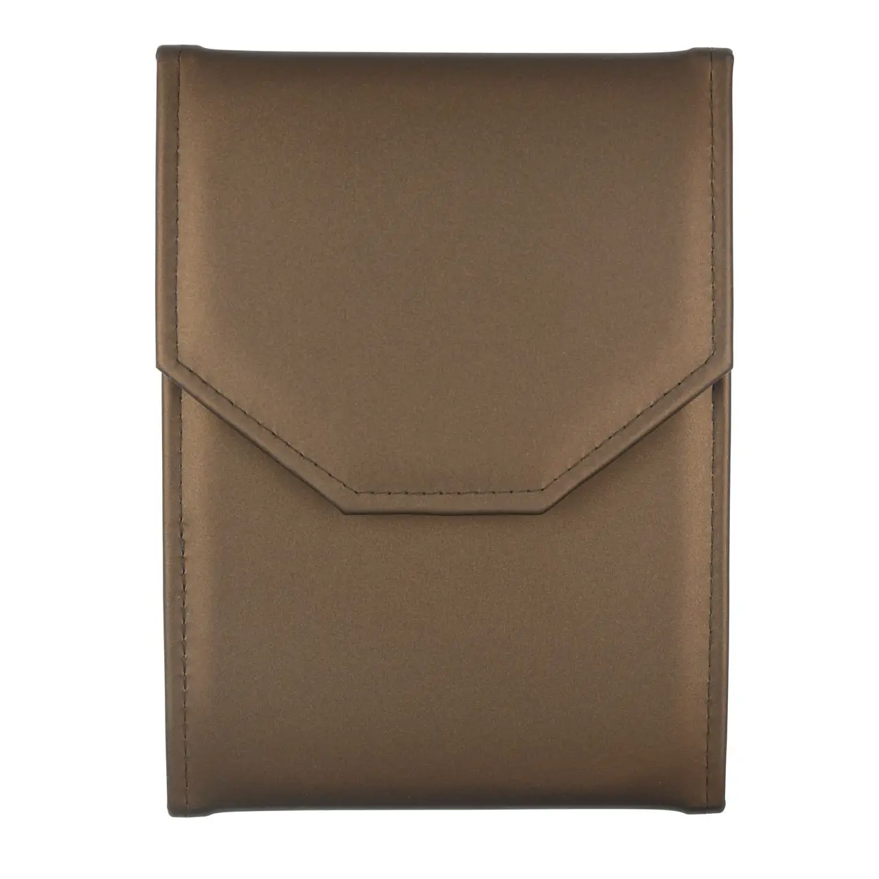Soft-touch pearl necklace presentation box with fitted foam insert and custom logo embossing options