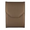 Soft-Touch Pearl Necklace Pendant Box with Foam Insert Soft-touch pearl necklace presentation box with fitted foam insert and custom logo embossing options