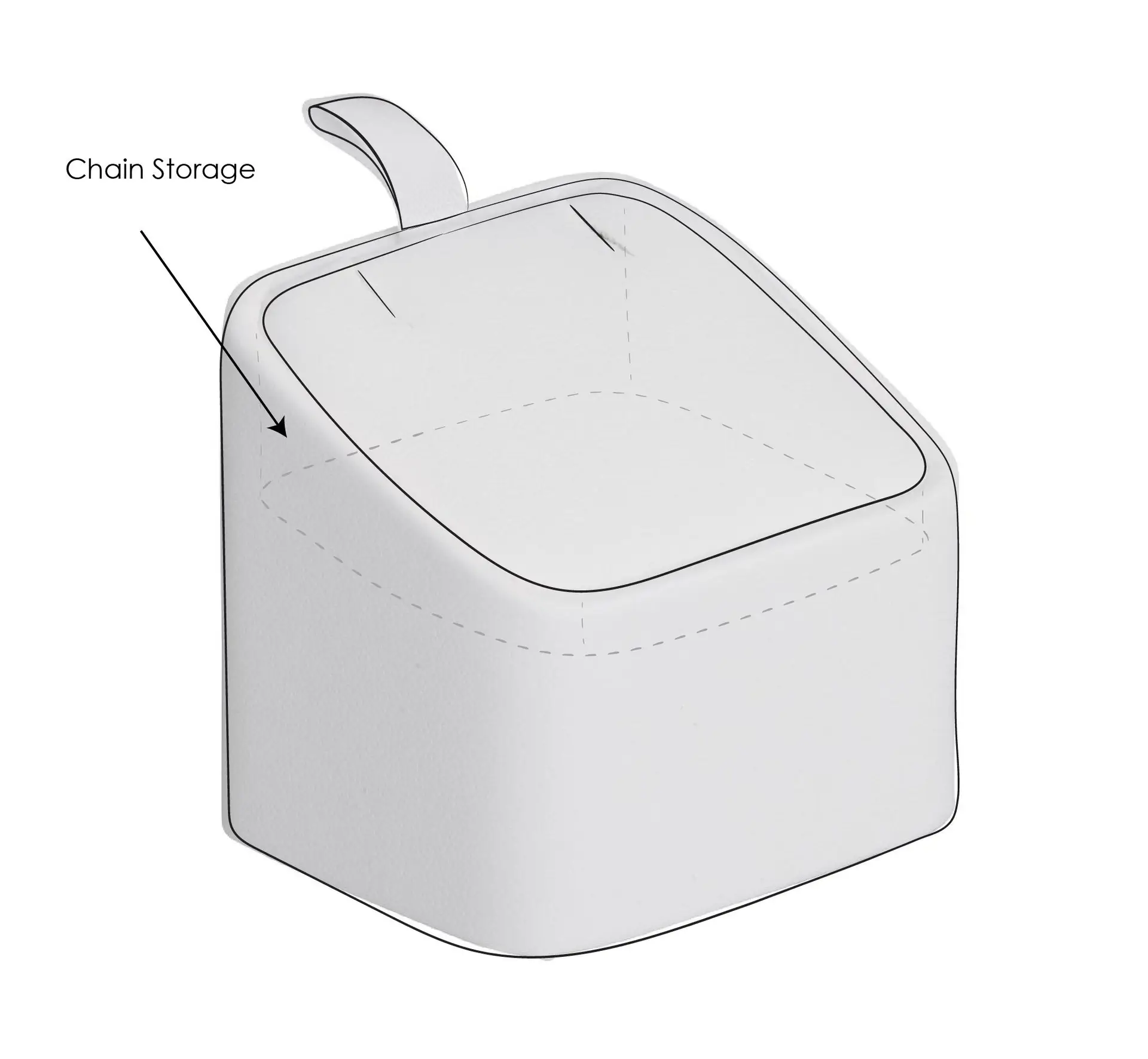 Custom leatherette pendant display stand for jewelry necklace packaging, fully customizable in size, color, and branding
