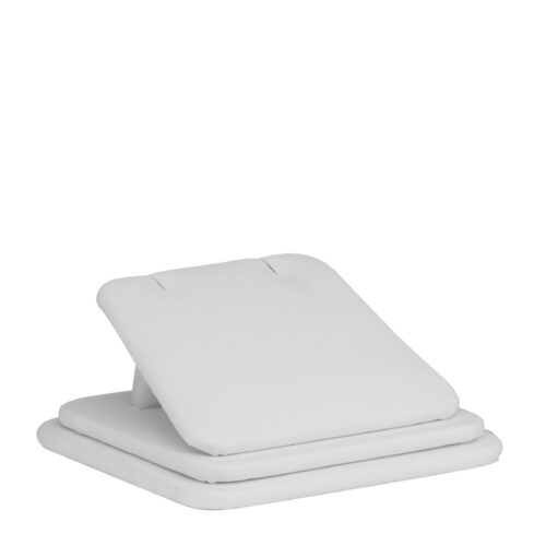 Custom Leatherette Pendant Display Stand – Private Label, X-Small Leatherette X-small pendant display stand with custom foam insert for jewelry branding
