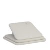 Leatherette X-small pendant display stand with custom foam insert for jewelry branding