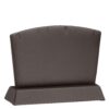 Leatherette Pendant Necklace Display Stand – Small Small leatherette pendant display stand with metal base, ideal for retail jewelry boutiques and custom branding