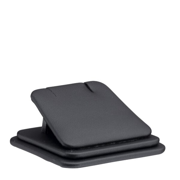 Leatherette X-small pendant display stand with custom foam insert for jewelry branding