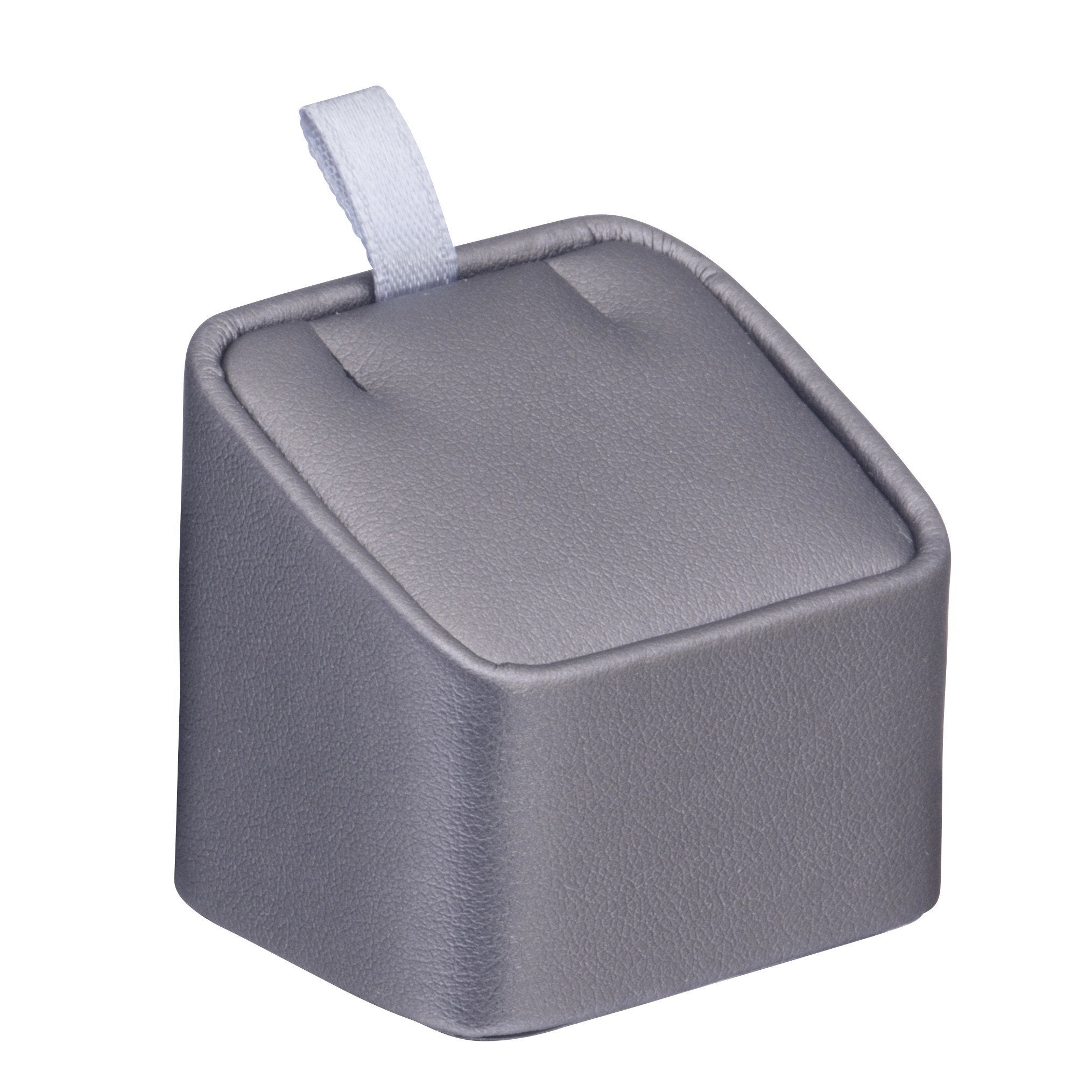 Custom leatherette pendant display stand for jewelry necklace packaging, fully customizable in size, color, and branding