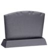 Leatherette Pendant Necklace Display Stand – Small Small leatherette pendant display stand with metal base, ideal for retail jewelry boutiques and custom branding
