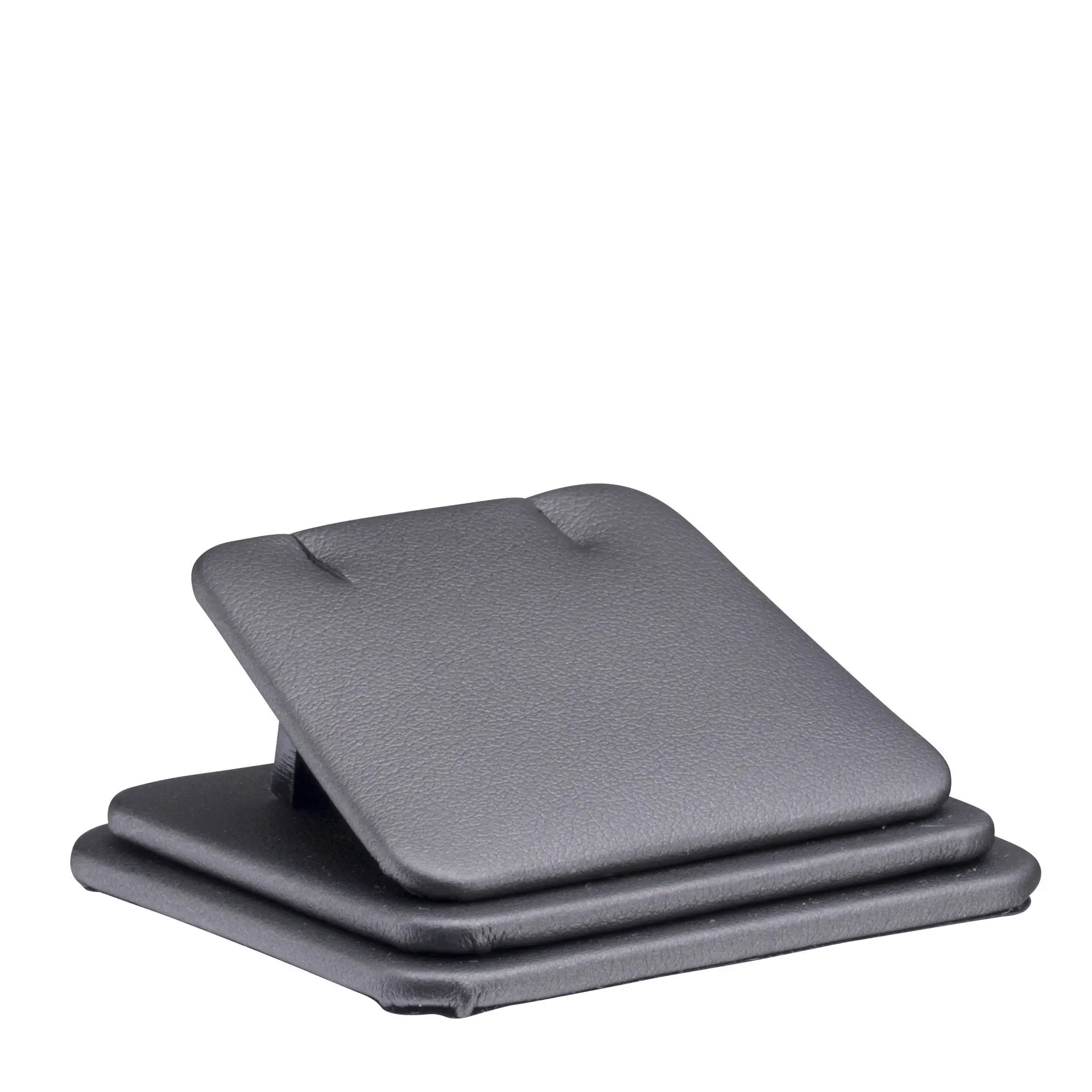 Leatherette X-small pendant display stand with custom foam insert for jewelry branding