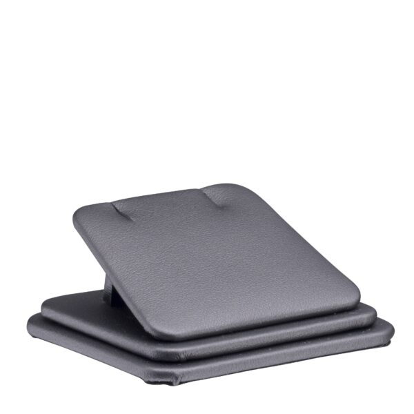Leatherette X-small pendant display stand with custom foam insert for jewelry branding