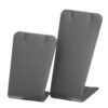 Set of 2 custom leatherette pendant display stands for jewelry retail and gifting