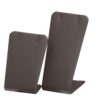 Set of 2 custom leatherette pendant display stands for jewelry retail and gifting