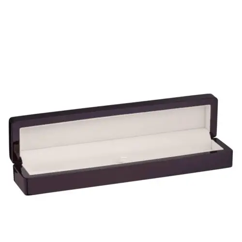 Piano Wood Bracelet Box – Premium Custom Jewelry Packaging Premium piano wood bracelet box with custom embossed branding and luxury velvet interior for jewelry brands.