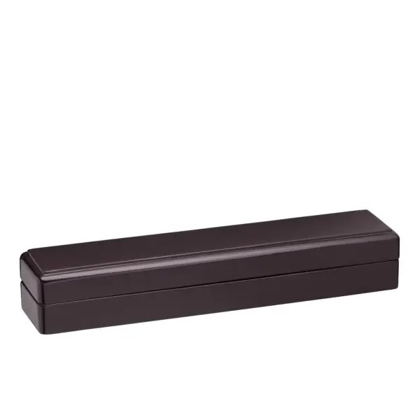 Piano Wood Bracelet Box – Premium Custom Jewelry Packaging Premium piano wood bracelet box with custom embossed branding and luxury velvet interior for jewelry brands.