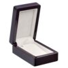 Premium piano wood pendant box with custom logo branding and adjustable foam insert – luxury jewelry packaging