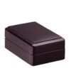 Premium piano wood pendant box with custom logo branding and adjustable foam insert – luxury jewelry packaging