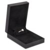 Premium custom proposal ring box with luxury gift packaging and custom branding options