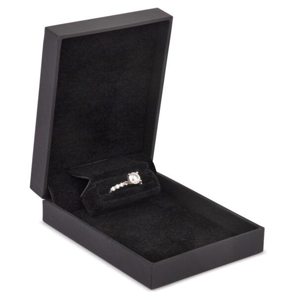 Premium custom proposal ring box with luxury gift packaging and custom branding options